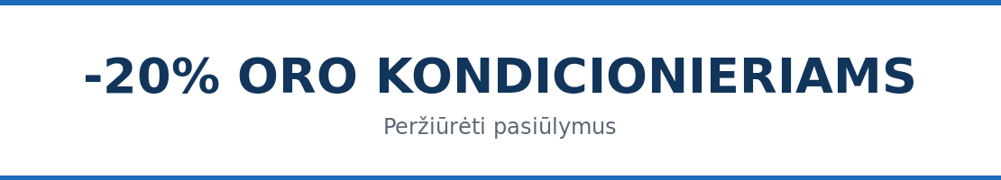 Oro kondicionieriai ir šilumos siurbliai